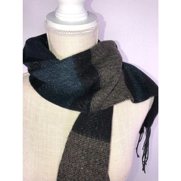 Steve Madden Lurex Striped Scarf - OS - Picture 2 of 5